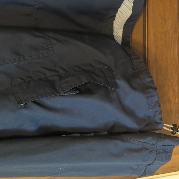 Gap pullover men's navy blue side extra large stowaway hood - Picture 9 of 9